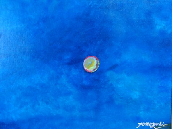 ≪Komikyo≫TOMOYUKI･Tomoyuki, Lune absente, Peinture à l'huile/P15:65, 2×50cm, Peinture à l'huile unique en son genre, Peinture à l'huile neuve de haute qualité avec cadre, Signé à la main et authenticité garantie, peinture, peinture à l'huile, Nature, Peinture de paysage