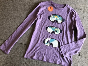 ★新品Gap Kidsギャップゴーグル柄長袖Tシャツ160★P