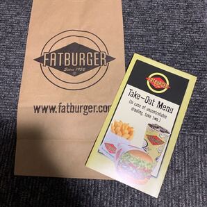 USA ファットバーガー メニューガイド、ペーパーバッグ