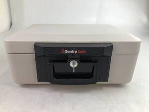 HU001 手持ち金庫 Sentry Safe 耐火・防水保管庫 鍵1本付き キャッシュボックス