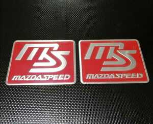 * Mazda Speed 3D emblem set * inspection )MAZDA3 Roadster NA NB NC ND RX-7 FD3S RX-8 Amemiya CX-7 CX-5 CX3 Atenza Axela JDM