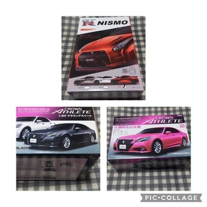 GT-R NISMO ラジコン【赤】＆トヨタ　クラウン　アスリート ラジコン【ブラック】【ピンク】の3台セット