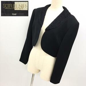 SOIR BENIRsowa-ru. Neal Tokyo sowa-ru black formal jacket collar race button less lady's size 15 number black 