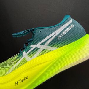 新品26.5cm METASPEED SKY+ メタスピードプラス 緑 ミドリ オレゴン世界陸上 アシックス asics マラソン