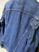 【即決】70s Levi's 70505 4th リーバイス デニム ジャケット サークルR ケアタグ付き インディゴブルー usa アメリカ製 古着 ヴィンテージ_画像5