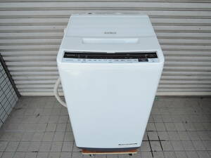 美品 日立◆7kg 全自動洗濯機 19年製◆BW-V70E