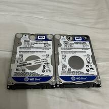 WD Blue ウエスタンデジタル 2.5インチ HDD ハードディスク 7mm厚 500GBx2個セット＝1TB #1_画像1