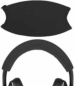 ブラック ヘッドホンカバー 2個セット ヘッドバンドカバー ヘッドバンドクッション ヘッドフォン交換用 SONYヘッドホン用 M