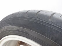 ☆山あり デミオ☆ 4H 100 6J +45 15インチ MAZDA マツダ純正 アルミホイール タイヤ 185/55R15（DUNLOP）4本_画像9