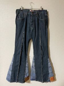 【リメイク】古着 デニム リーバイス501 リメイク 1点物!