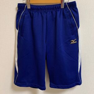 【XO】MIZUNO ハーフパンツ ジャージ ミズノ 青 ブルー プロ野球 高校野球 甲子園 陸上 ランニングウェア スポーツウェア トレーニング