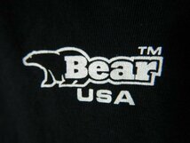 ｎ7507　レア　美品　Bear　USA　ベアー　vネック　ワンポイント　ロゴ　デザイン　tシャツ　人気　ストリート　送料格安_画像3