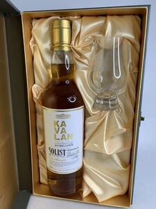 【新品】KAVALAN SOLIST カバラン ソリスト EXバーボンカスク カスクストレングス 700ml 箱/グラス付