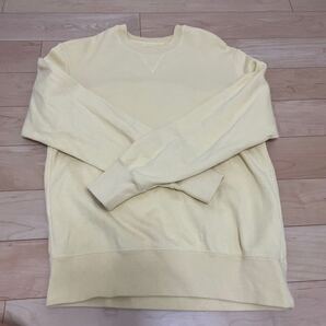 ユニクロ スウェット ライトイエロー Mサイズ 美品