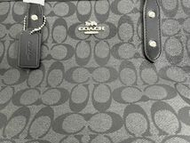 COACH コーチ トートバッグ レディース 肩掛け バッグ A4 レザー ブラック F58292 アウトレット 正規品_画像4