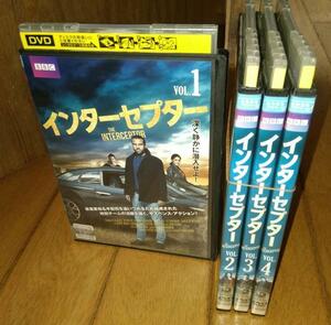 英国　「TVドラマ・DVD4巻」　●インターセプター 全4巻　（2015年）　レンタル落ちDVD