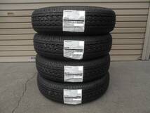 ■新品4本■送料込み￥11,900～■ブリヂストンK370■145/80R12 80/78N・145Ｒ12 6PR■軽バン軽トラNバンエブリーバモスキャリーハイゼット_画像1