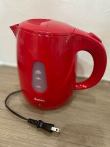 値下げしました!!dretec 電気ケトル RED