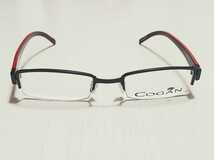 新品　YVES COGAN イヴコーギャン　メガネ　眼鏡　高級感　上品　ハーフリム　スクエア　黒ぶち_画像3