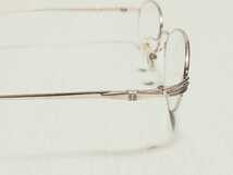 新品　GIVENCHY　ジバンシー　ブランド　メガネ　眼鏡　高級感　上品　ハーフリム　ゴールド チタン　軽い_画像4