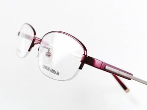 新品　GIORGIO ARMANI ジョルジオ・アルマーニ　ベータチタン　β-TITANIUM メガネ　眼鏡　オシャレ　上品　ハーフリム