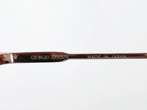 新品　GIORGIO ARMANI ジョルジオ・アルマーニ　ベータチタン　β-TITANIUM メガネ　眼鏡　上品　ハーフリム_画像8