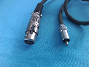 CANON　3m 変換ケーブル、1 XLR メス-1 RCA オス　／XLR-3-11Ｃ