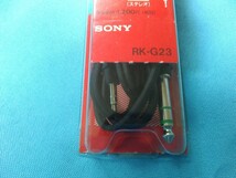SONY ソニー　純正 日本製　オーディオケーブル RK-G23 ステレオミニプラグ～ステレオ標準プラグ 1.5m_画像5