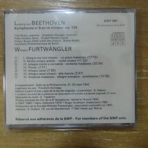 41018139;【未開封/CD/フルトベングラー協会】FURTWANGLER / BEETHOVEN: SYMPHONIE N.9(SWF891)_画像2