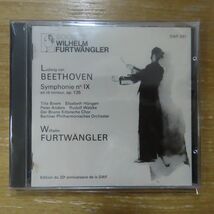 41018139;【未開封/CD/フルトベングラー協会】FURTWANGLER / BEETHOVEN: SYMPHONIE N.9(SWF891)_画像1