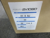 未使用 展示品 RAYS HOMURA 2x10BD 21インチ 9j +30 HDJ アルファード ヴェルファイア_画像3