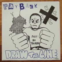 PAYBACK - DRAW THE LINE - 7”EP（OUTER LIMIT）★★ CT HC / HARDCORE / ハードコア_画像1