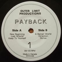 PAYBACK - DRAW THE LINE - 7”EP（OUTER LIMIT）★★ CT HC / HARDCORE / ハードコア_画像3