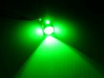 無極性 12V 24V G14 BA9s 6SMD LED バルブ 拡散レンズ 2個 緑 グリーン トラック 角マーカー ナンバー灯 ルーム球 トラック デコトラ F_画像2