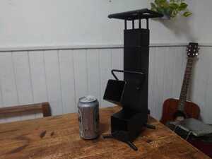 ロケットストーブ 60角 No.74 ソロツー アウトドア 薪ストーブ BBQ 焚き火台 ソロキャン 2.6kg