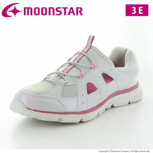  new goods moon Star SPLT L161 walking sneakers ash 23cm 3E i anti-bacterial 