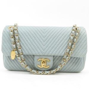 56610★1円スタート★CHANEL シャネル 極美品 Vステッチ チェーンショルダーバッグ ターンロック ラムスキン レディース