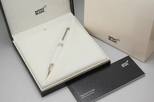  price cut negotiations possible [ new goods ] Montblanc white sleigh tail Classic Meister shute.k fountain pen M genuine article guarantee 