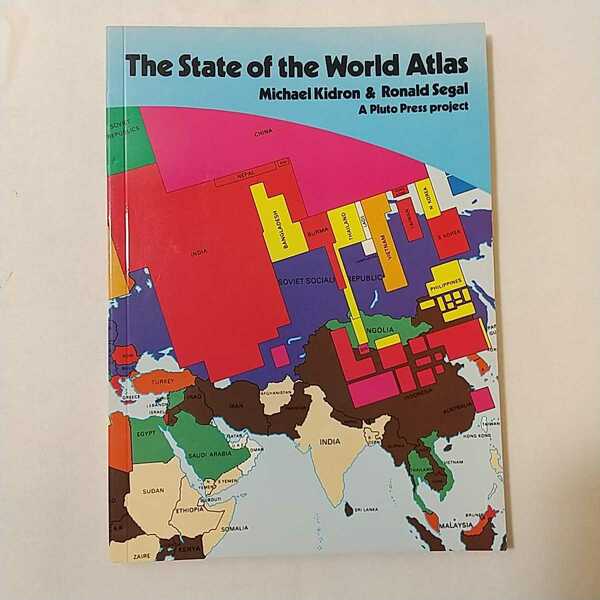 zaa-346♪THE STATE OF WLRLD ATLAS ペーパーバック 1981/3/9 英語版 Michael kidron & dan smit (著)