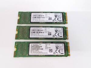 256GB 3枚セット 送料無料 MZ-NLN256C M.2 SATA SSD SAMSUNG