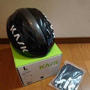 新品未使用☆KASK インフィニティ INFINITY Lサイズ59-62cm カスク NERO 自転車 ヘルメット ロードバイク エアロ JCF公認シール付き 黒