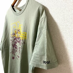 (^w^)b バル グラフィック ロゴ デザイン 半袖 Tシャツ グリーン BAL active urban wear support system コットン100％ 前面プリント Ｌ  の画像6