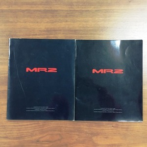 # that time thing car catalog TOYOTA MR2 2 pcs. set / pamphlet Г#