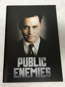 ♪♪東宝・TOWA/映画パンフレット PUBLIC ENEMIES　中古品　δ♪