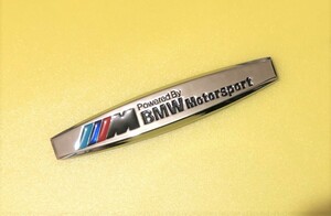 ☆新着限定　　///M powered BMW Motorsport　 ロゴ　　 金属エンブレム