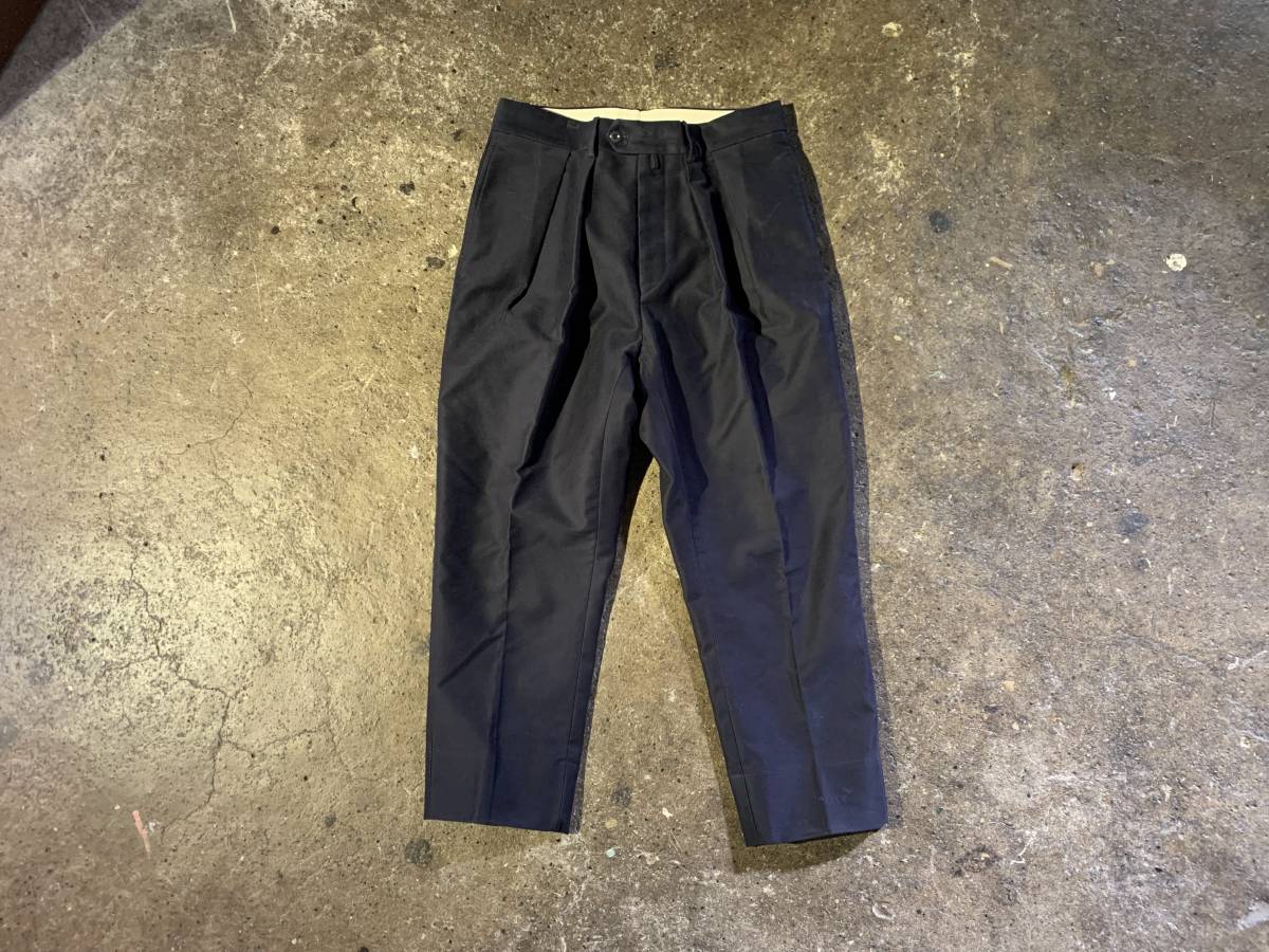 NEAT NOMAD モールスキン 2タックパンツ テーパード marz.jp