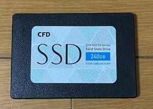 CFD SSD 240GB CSSD-S6B240CG3VX 2.5インチ SATA 中古品(A)