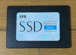 CFD SSD 240GB CSSD-S6B240CG3VX 2.5インチ SATA 中古品(B)