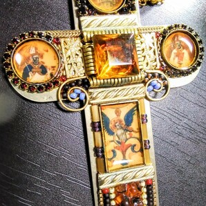 神聖ネックレス　イエス キリスト　一点物　非量産品　ネックレス　ペンダント　クロス　十字架　　受注製作品　