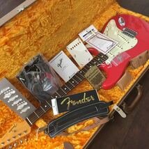 レア Fender USA フェンダー Stratocaster マークノップラー Mark Knopfler ストラトキャスター Hot Rod Red_画像9